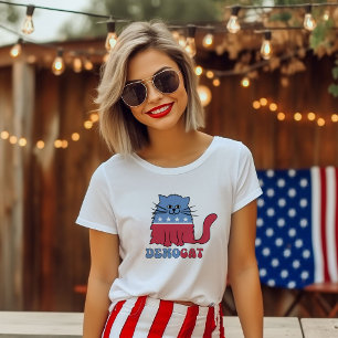 Cats Cat Ladies for Kamala Harris Vote 2024 T-Shirt