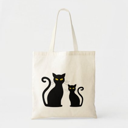 Cats Cateye Black Cat Kitten Kittens Tote Bag
