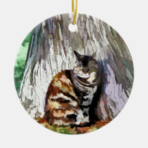 CATS CERAMIC ORNAMENT