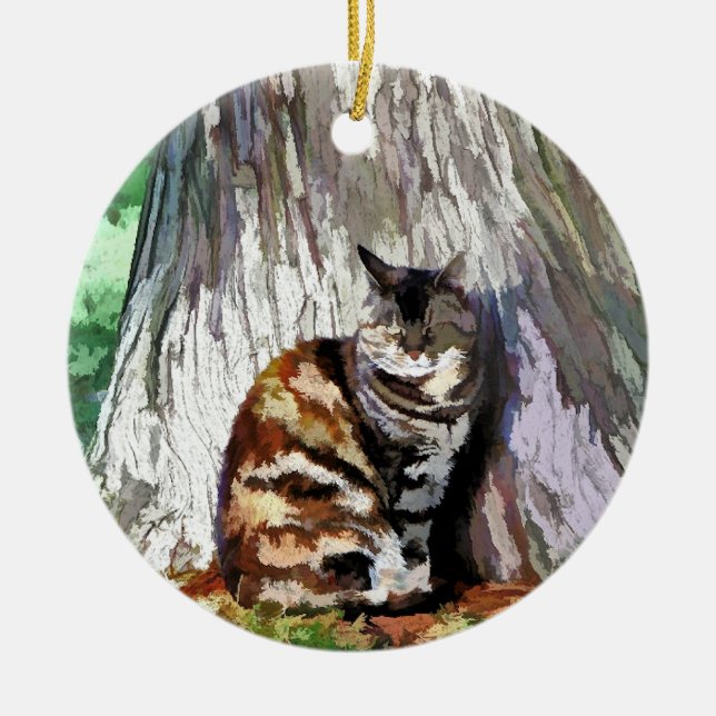 CATS CERAMIC ORNAMENT (Front)