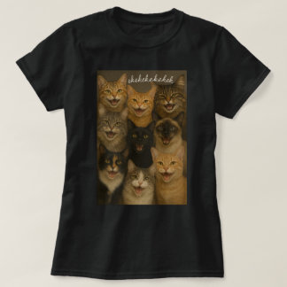 Cats chattering, chirping, ekekek T-Shirt