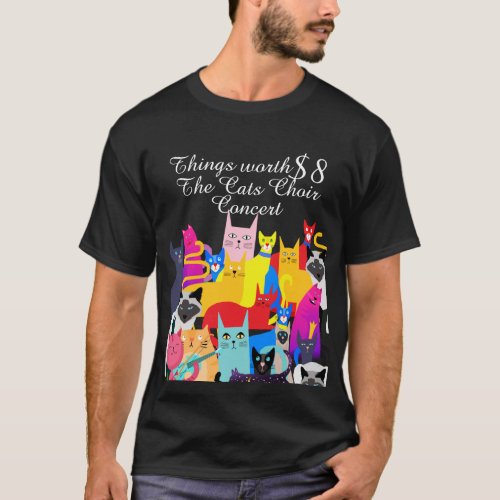 Cats Choir Concert T_Shirt