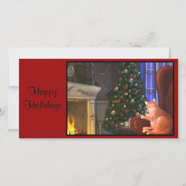 Cats Christmas Card (Front)