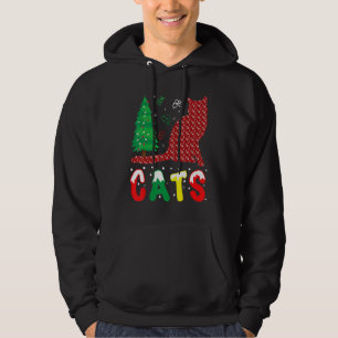 Cats Christmas Pajama Family Xmas Hoodie