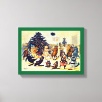 Cat's Christmas Party, Louis Wain