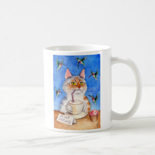 Cat's coffee break mug