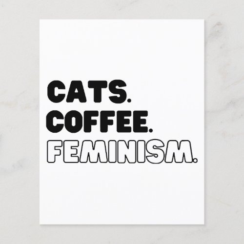 Cats Coffee Feminism