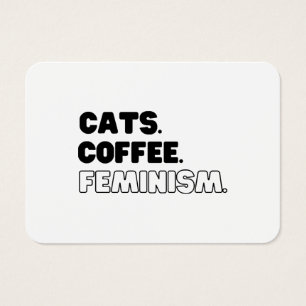Cats Coffee Feminism