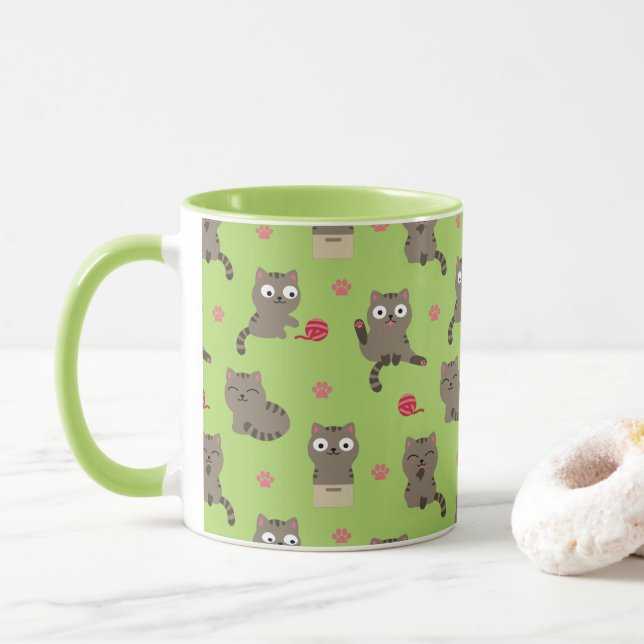 Cats Coffee Mug (With Donut)