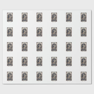 Cats Coffee Repeat Cat Coffee Vintage Vector Art S Wrapping Paper