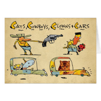 Cats, Cowboys, Clowns & Cars Cards