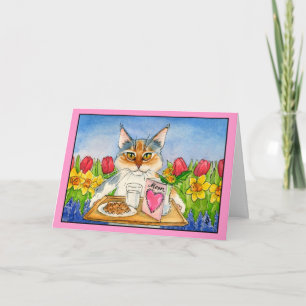 Cat's Day greeting card