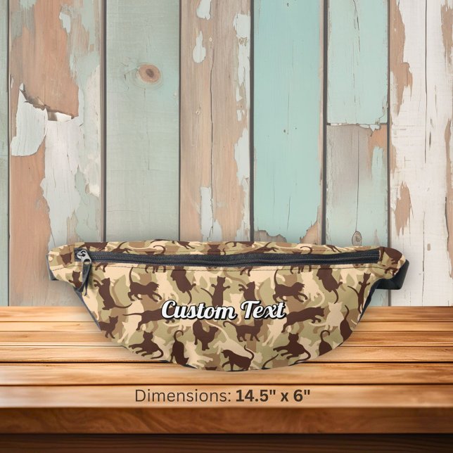Cats Desert Camouflage Fanny Pack (Creator Uploaded)