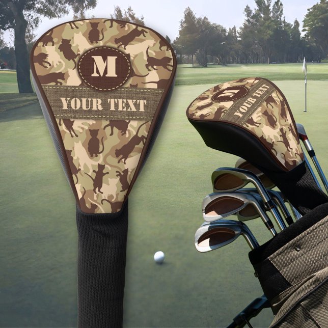 Cats Desert Camouflage Golf Head Cover (Creator Uploaded)