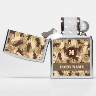 Cats Desert Camouflage Zippo Lighter