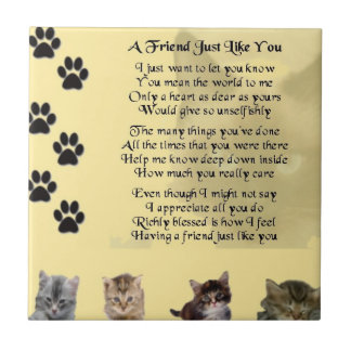 Cat Friends Ceramic Tiles | Zazzle