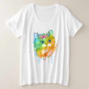 Cats Designs Women Plus Size T-Shirt