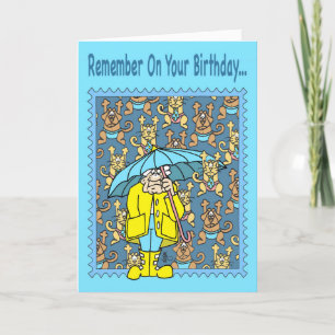 CATS & DOGS Birthday Card