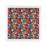 Cats &amp; Dogs Scooter Pattern Acrylic Tray