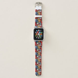 Cats & Dogs Scooter Pattern Apple Watch Band