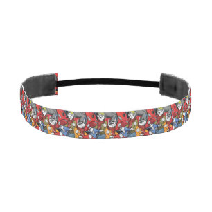 Cats & Dogs Scooter Pattern Athletic Headband