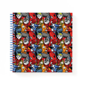 Cats & Dogs Scooter Pattern Notebook