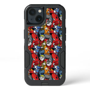 Cats & Dogs Scooter Pattern iPhone 13 Case