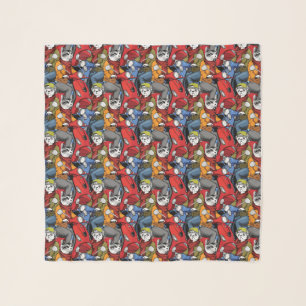 Cats & Dogs Scooter Pattern Scarf