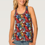 Cats &amp; Dogs Scooter Pattern Tank Top