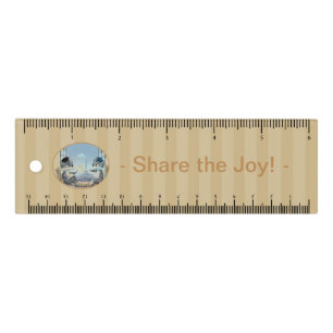 Cats & Eiffel Tower – Paris Joy Ruler - 6 inch