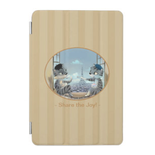 Cats & Eiffel Tower – Paris Joy Tablet Cover (Var)