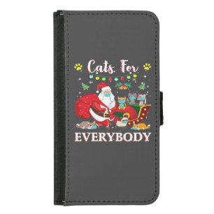 Cats Everybody Christmas Samsung Galaxy S5 Wallet Case
