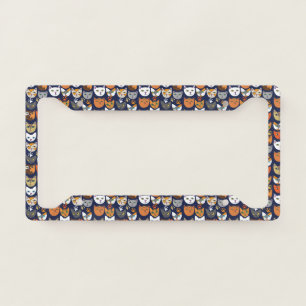 Cats Everywhere Cat Person License Plate Frame