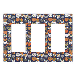 Cats Everywhere Cat Person Light Switch Cover