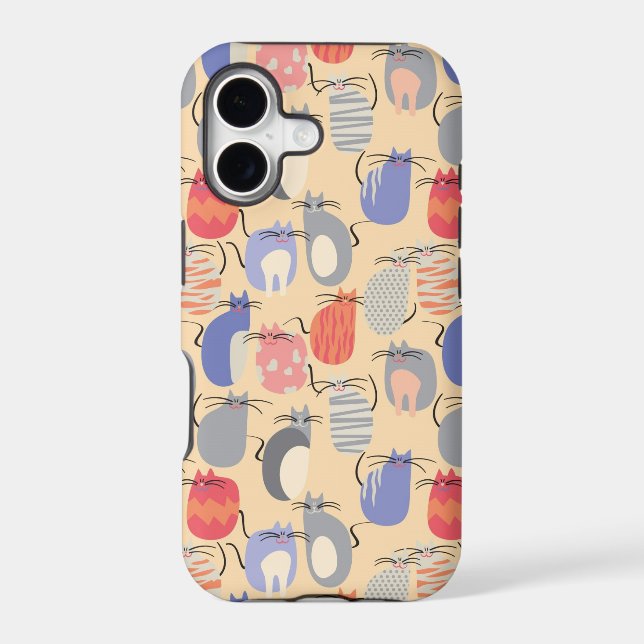 Cats Everywhere Iphone Case (Back)