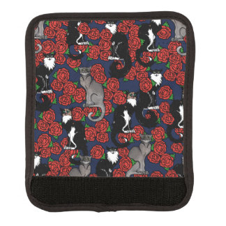 Cats everywhere luggage handle wrap