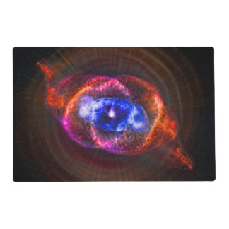 Cats Eye and Helix Nebulae space pictures Placemat