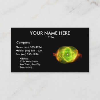 Cat's Eye ~ Business Card by TheWhippingPost at Zazzle