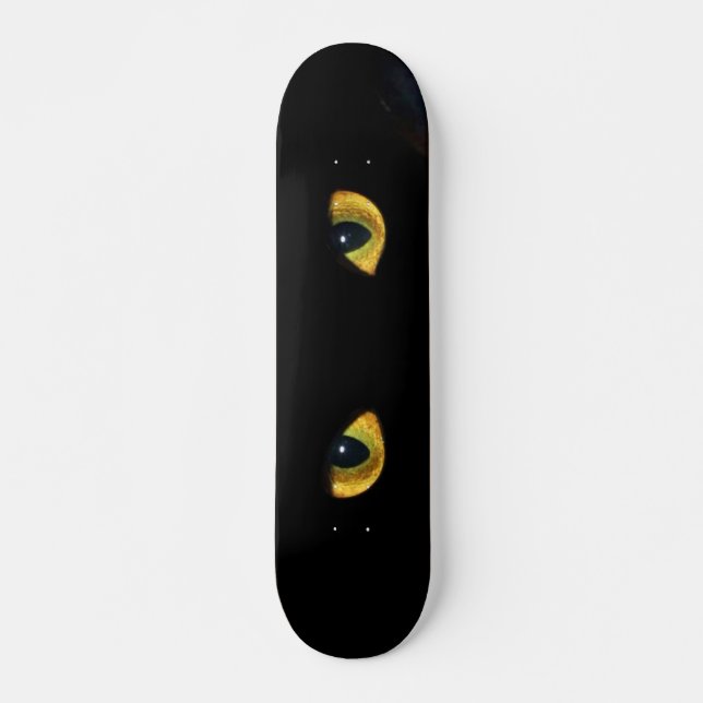 cats eye glint skateboard deck (Front)