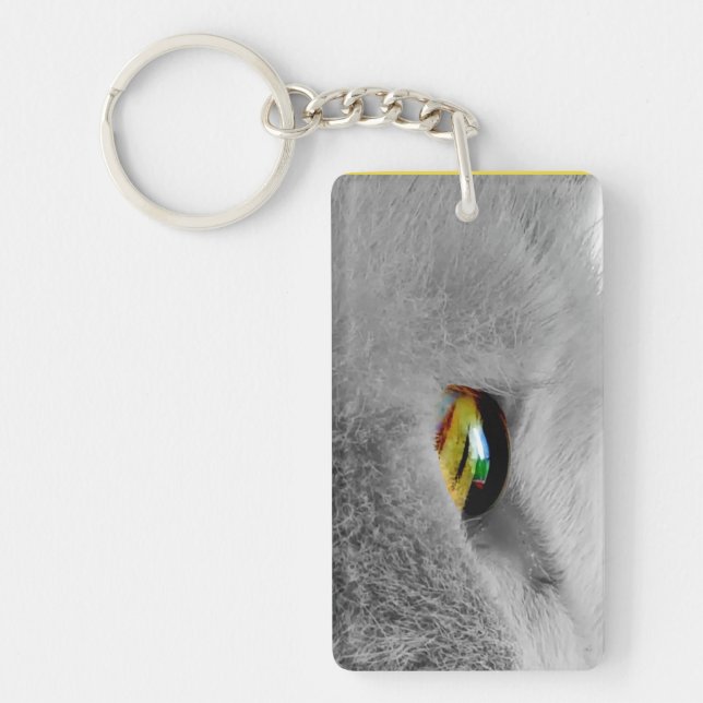 Cat's Eye Keychain (Front)