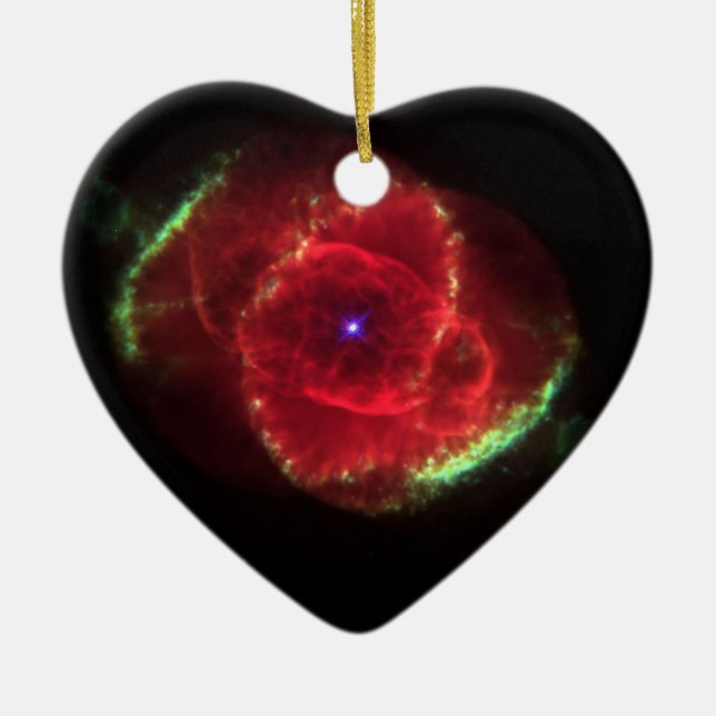 Cat's Eye Nebula Ceramic Ornament (Front)