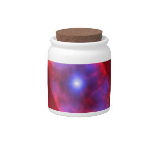 Cat's Eye Nebula glowing Candy Jar