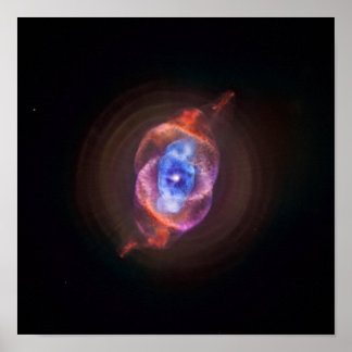 Cat's Eye Nebula - Hubble / Chandra Poster