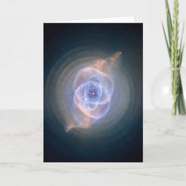 Cat's Eye Nebula Hubble Space Card (Front)