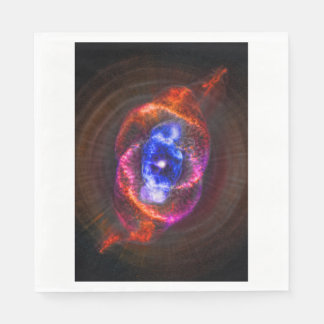 Cats Eye Nebula outer space picture Paper Napkins