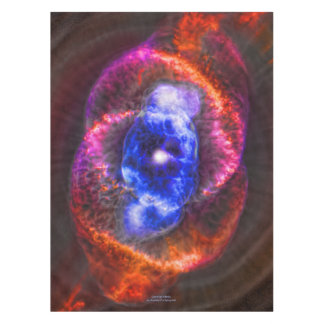 Cats Eye Nebula outer space picture Tablecloth