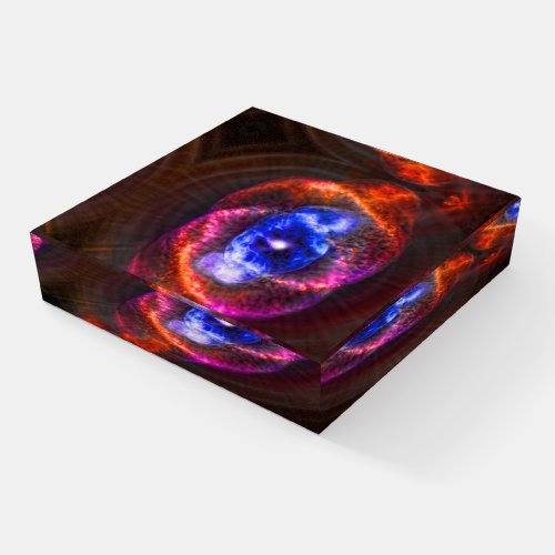 Cats Eye Nebula, pretty space picture Paperweight