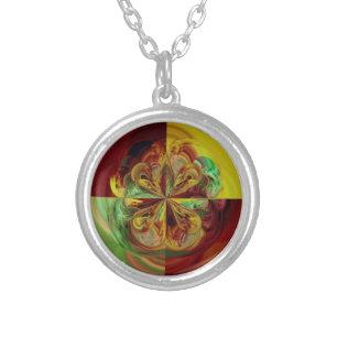 Cat's Eye Silver Plated Necklace