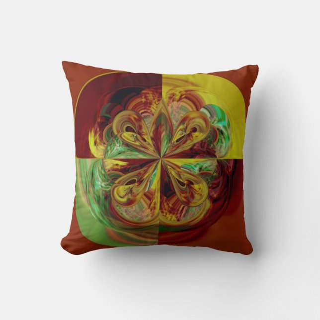 Cat's-Eye Throw Pillow (Front)