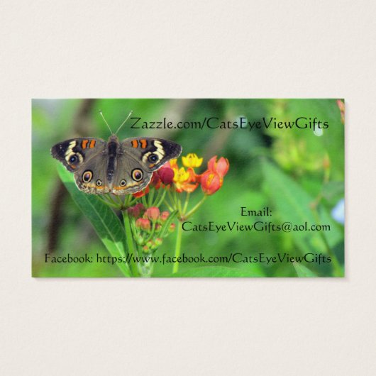 Cats Eye View Gifts Business Cards (Back)